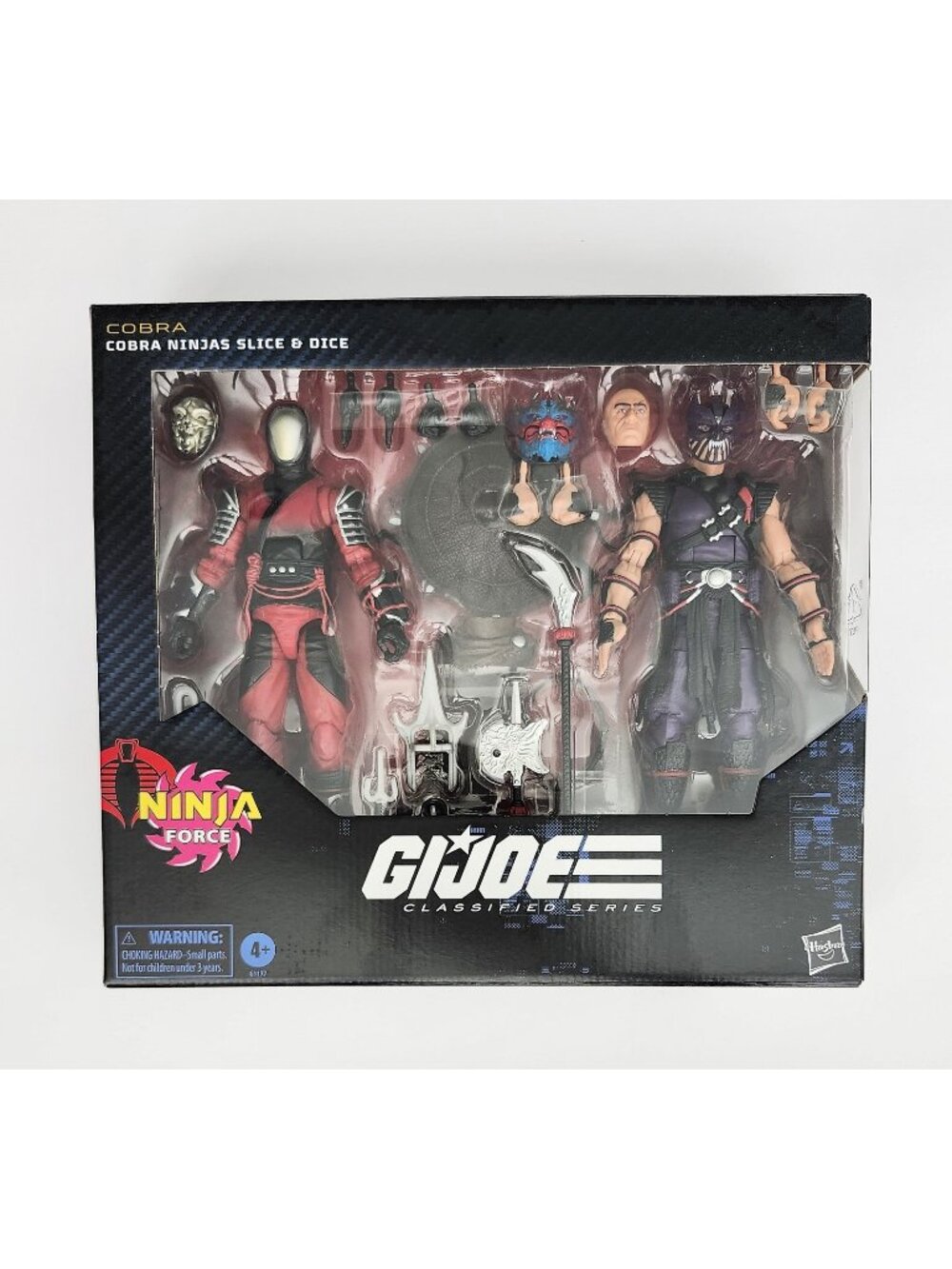 G.I. Joe Classified Series 160 Cobra Ninjas Slice & Dice 6" Action Figure 2-Pack